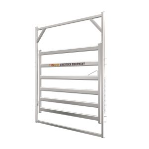 2.1m Cattle Rail Gate In Frame