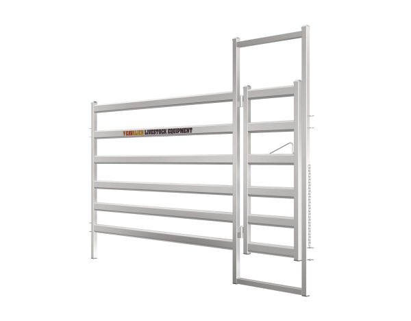 3.0m Cattle Rail Manway Gate Panel