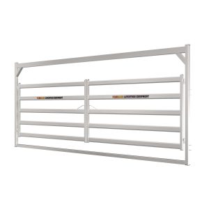 4.2m Bull Rail Double Gate In Frame