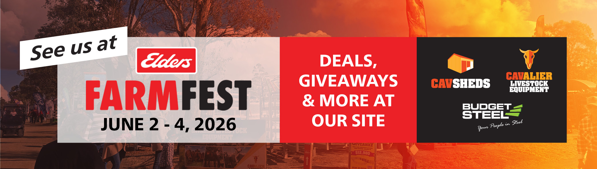 See us at FarmFest 2026. June 2 to 4. Deals, giveaways and more at our site.