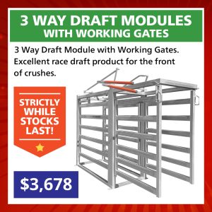 Promotional tile showing 3 Way Draft Module – limited stock December special