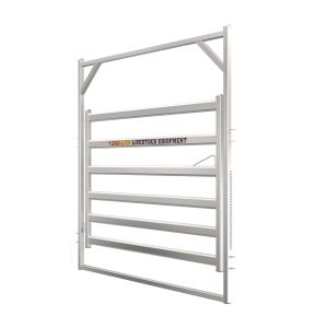 2.1m Cattle Rail Gate In Frame