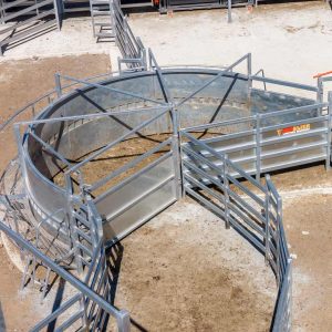 180 Degree Forcing Yard With Walkway and Force Latch