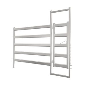 2.1m Budget Bull Rail Manway Gate and Panel