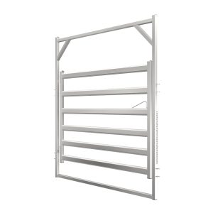 2.1m Budget Cattle Rail Gate in Frame