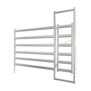 2.1m Budget Cattle Rail Manway Gate and Panel
