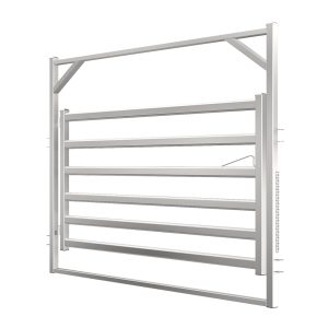 3.0m Budget Cattle Rail Gate in Frame